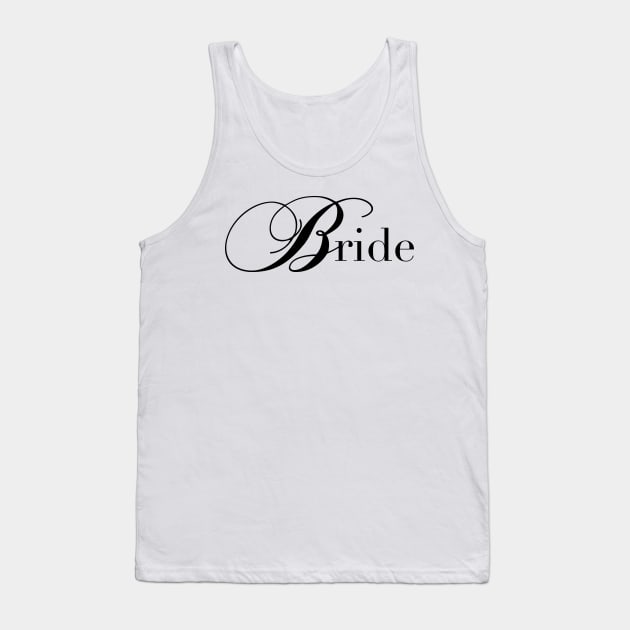 Bride Tank Top by Shirtbubble